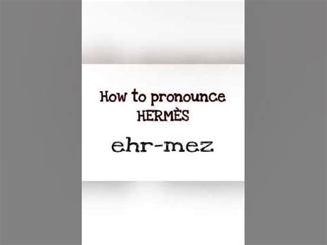 designer hermes|how to pronounce designer Hermes.